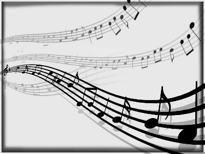 ensembles de notes sur une partition de musique