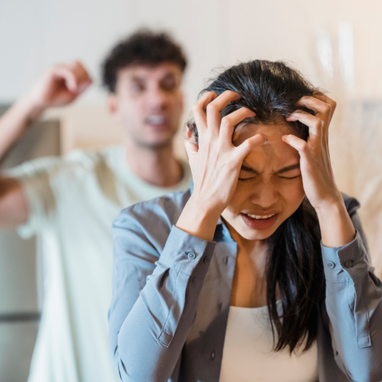 un couple se dispute